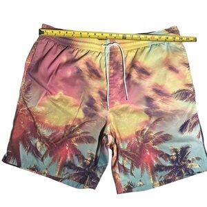 Tropical Sunset Swim Shorts